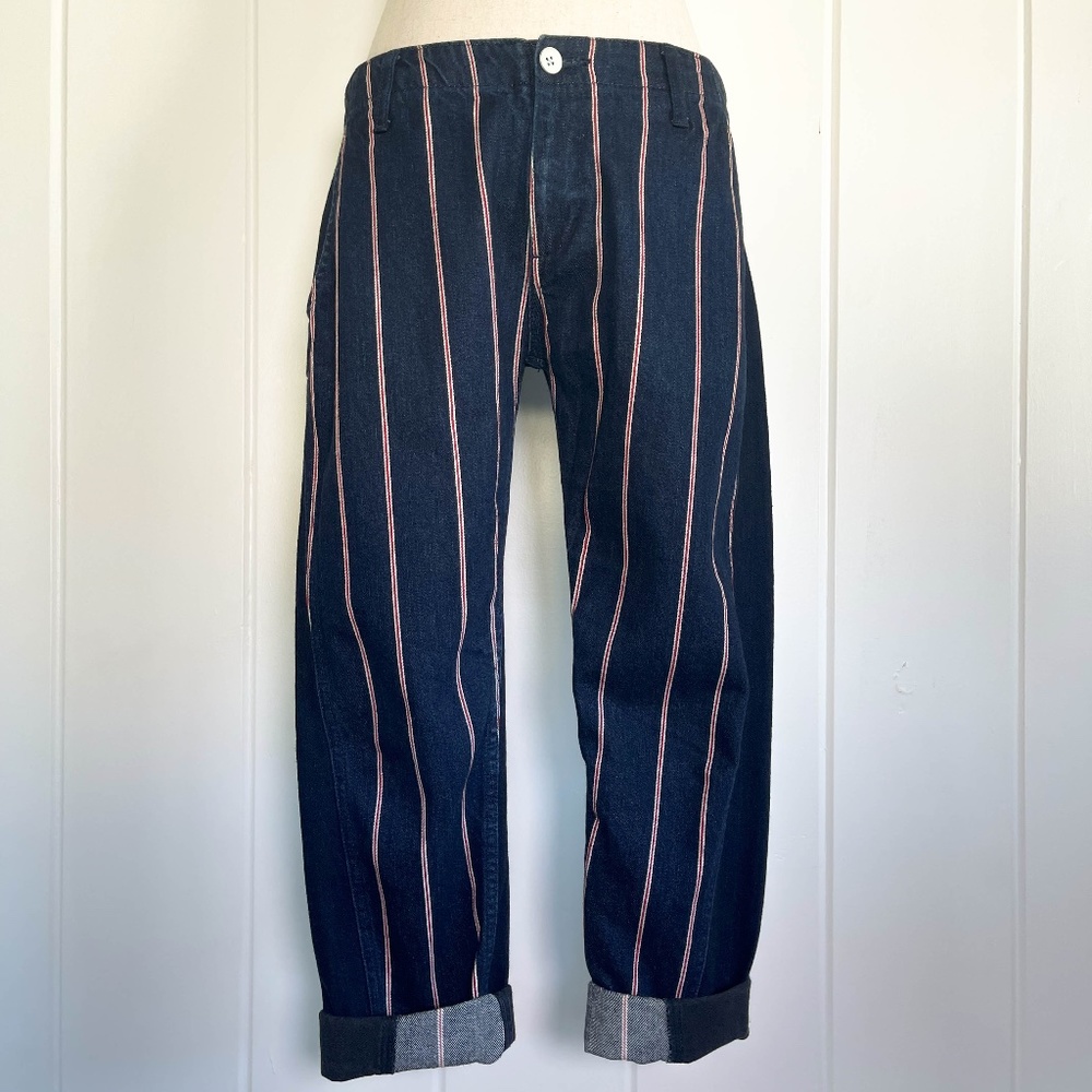 Japanese Denim Pinstripe Jeans